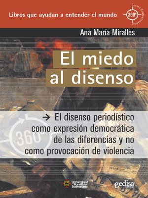 cover image of El miedo al disenso